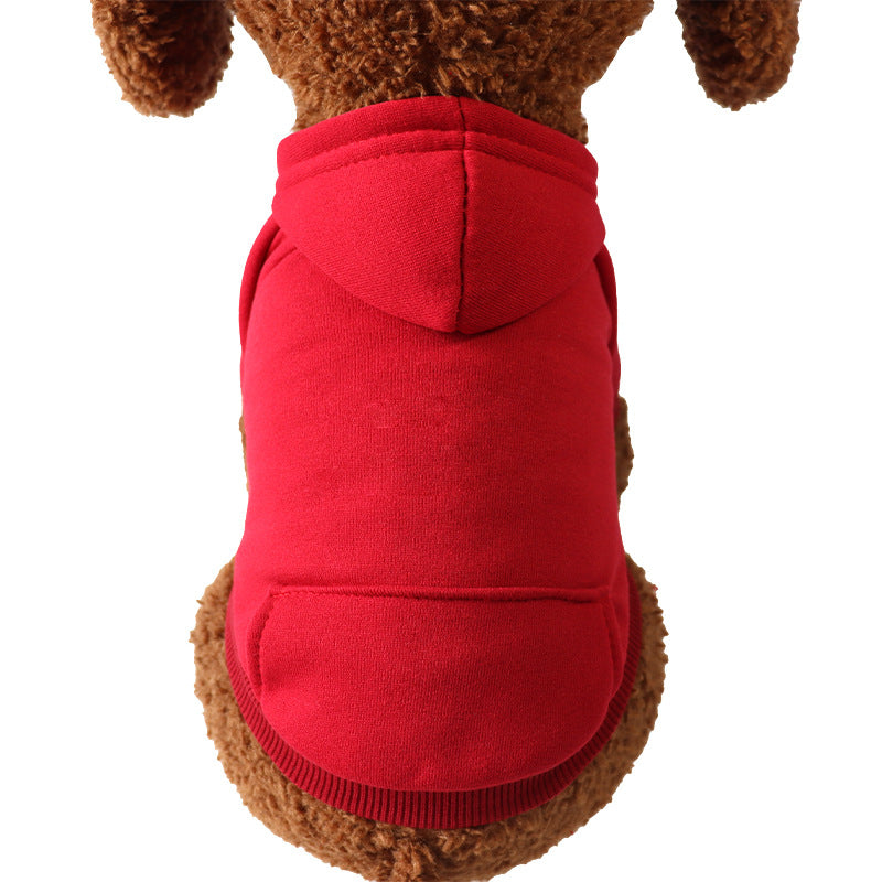 Pet soft fleece hoodie
